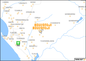 map of Bouvandji