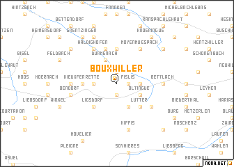 map of Bouxwiller