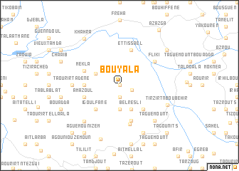 map of Bou Yala