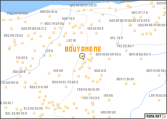 map of Bou Yamene