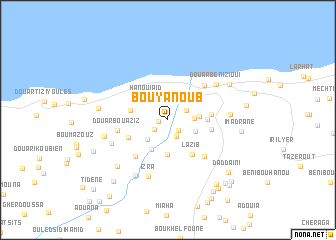 map of Bou Yanoub