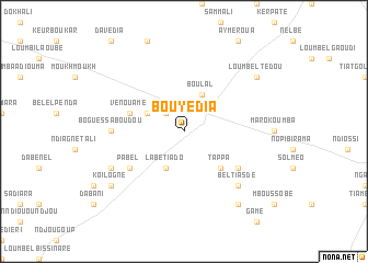 map of Bouyèdia