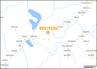 map of Bouyédou