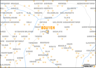 map of Bouyem