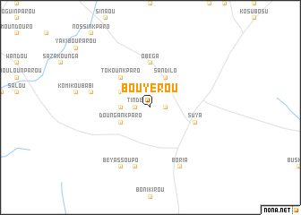 map of Bouyérou