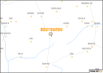 map of Bouyounou