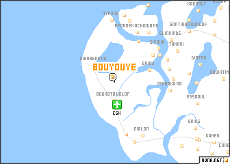 map of Bouyouye