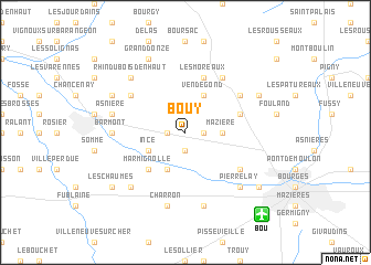 map of Bouy