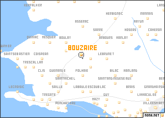 map of Bouzaire