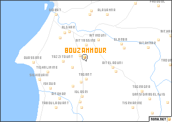 map of Bou Zammour