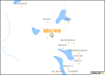 map of Bouzane