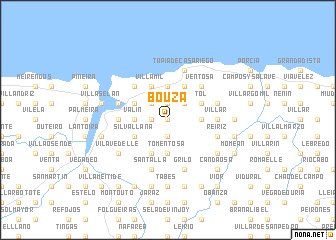 map of Bouza