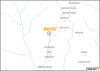 map of Bouza