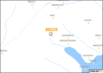 map of Bouza