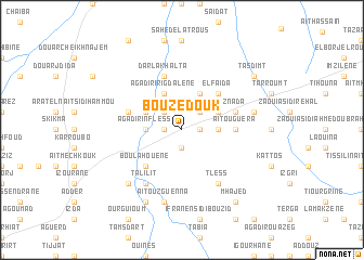 map of Bouzedouk