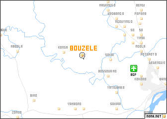 map of Bouzélé