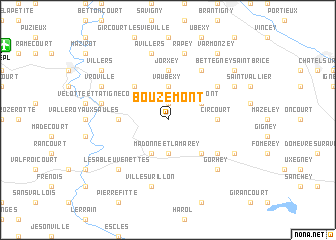 map of Bouzemont