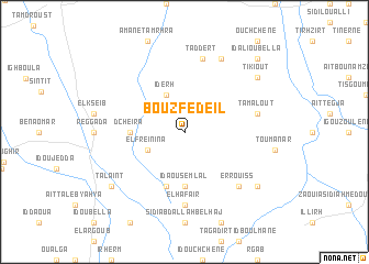 map of Bou Zfedeïl