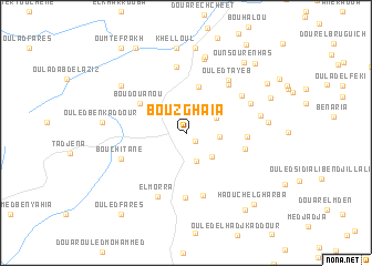 map of Bouzghaïa