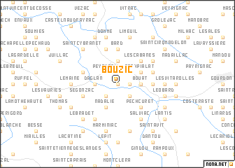 map of Bouzic