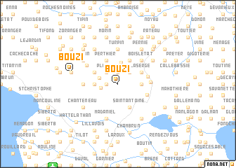 map of Bouzi