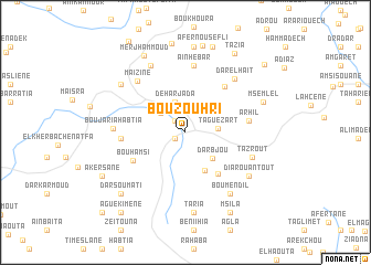 map of Bouzouhri