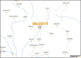 map of Bouzouta