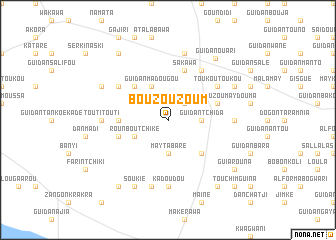 map of Bouzouzoum