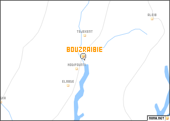 map of Boû Zraïbié