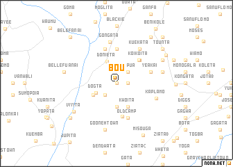 map of Bou