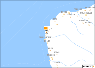 map of Bou