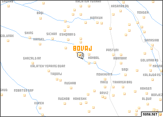 map of Bovāj