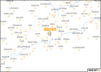 map of Bovan