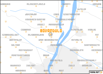 map of Bovárdůlő