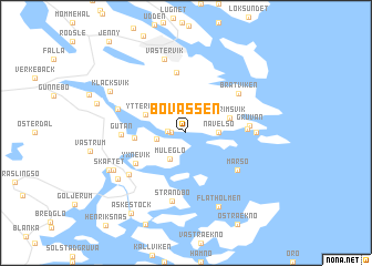 map of Bovassen