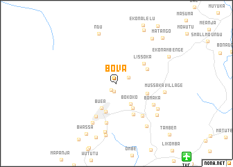 map of Bova