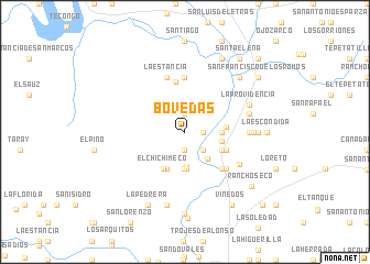 map of Bóvedas