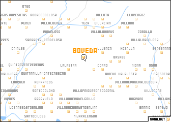 map of Bóveda