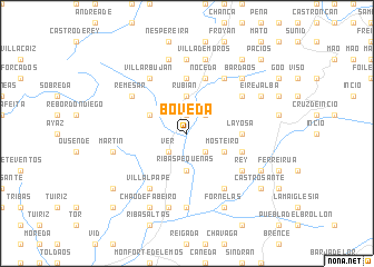 map of Bóveda