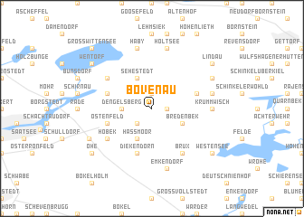 map of Bovenau