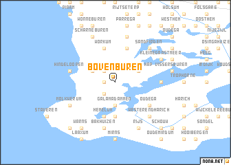 map of Bovenburen