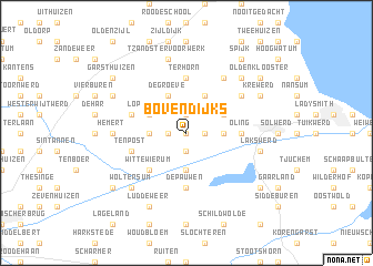 map of Bovendijks