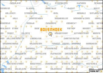 map of Bovenhoek