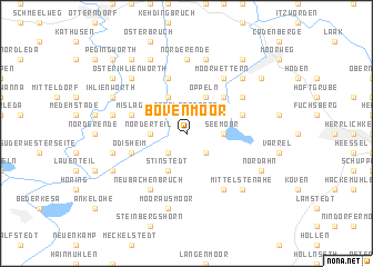 map of Bovenmoor