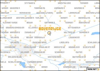 map of Bovenrijge