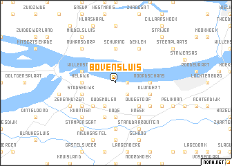 map of Bovensluis