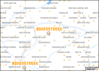 map of Bovenstreek