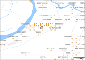 map of Bovenveen