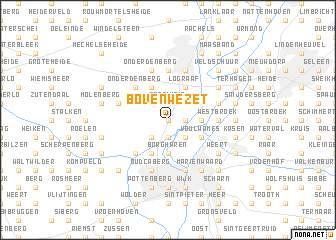 map of Bovenwezet