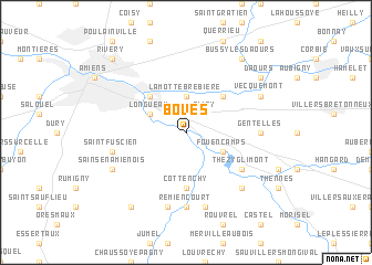 map of Boves